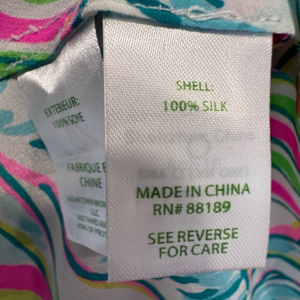 Lilly Pulitzer RARE Rylan Silk Maxi Dress In You Gotta Regatta Multi Sz M - Picture 8 of 13